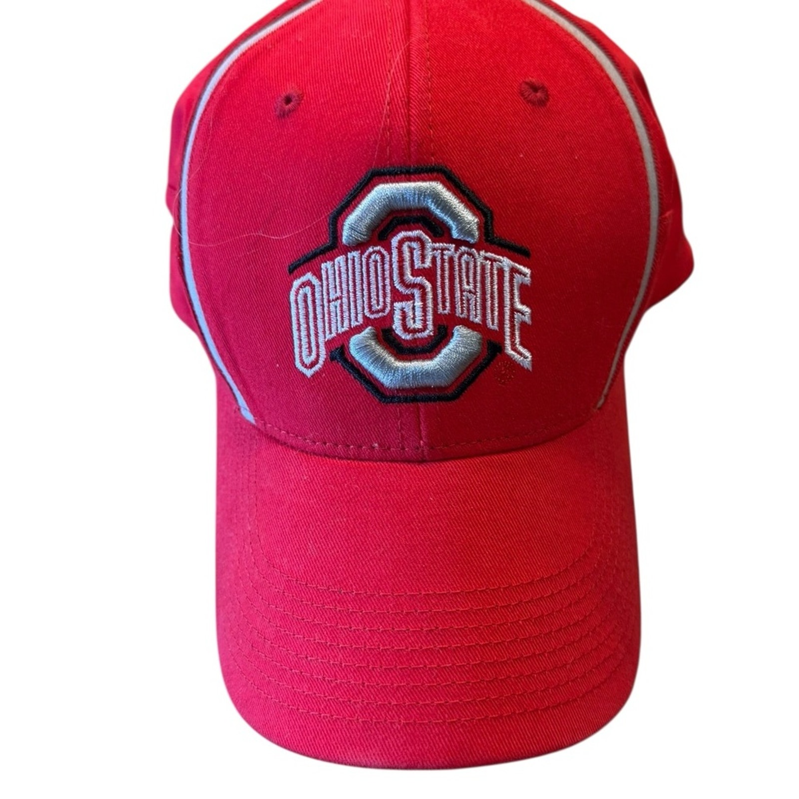 Ohio State Nike Team Red Cotton Adjustable Baseball HatCap